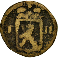 Moneta, Lussemburgo, Frans II, Sol, 1795, MB, Rame, KM:19