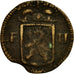Moneda, Luxemburgo, Frans II, Sol, 1795, BC+, Cobre, KM:19
