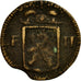 Coin, Luxembourg, Frans II, Sol, 1795, VF(20-25), Copper, KM:19