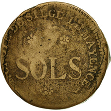Coin, German States, MAINZ, Friedrich Karl Josef, 5 Sols, 1793, Mayence