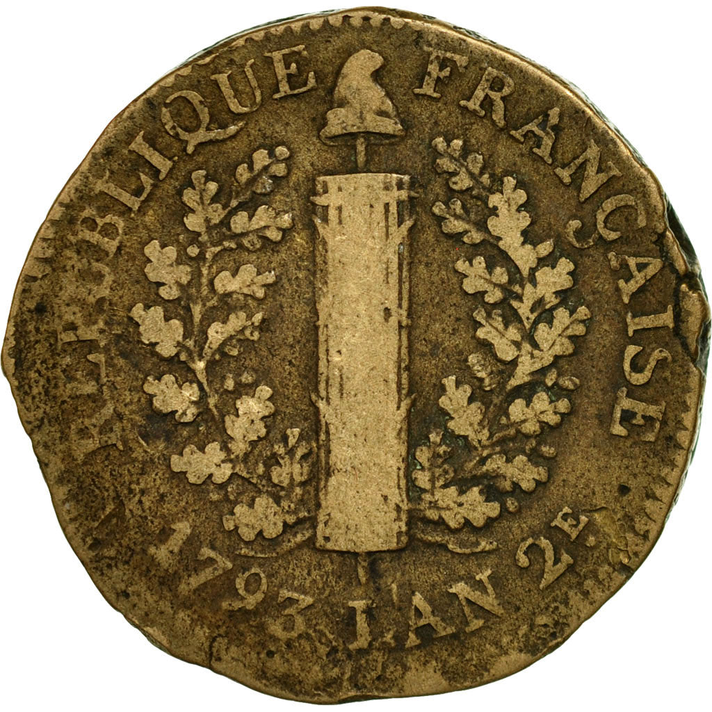 Coin, German States, MAINZ, Friedrich Karl Josef, 5 Sols, 1793, Mayence
