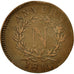 Coin, FRENCH STATES, ANTWERP, 10 Centimes, 1814, Antwerp, VF(30-35), Bronze