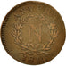 Monnaie, FRENCH STATES, ANTWERP, 10 Centimes, 1814, Anvers, TB+, Bronze