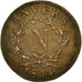 Coin, FRENCH STATES, ANTWERP, 10 Centimes, 1814, Antwerp, VF(30-35), Bronze