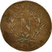 Munten, FRANSE STATEN, ANTWERP, 10 Centimes, 1814, Antwerp, FR+, Bronze, KM:5.4