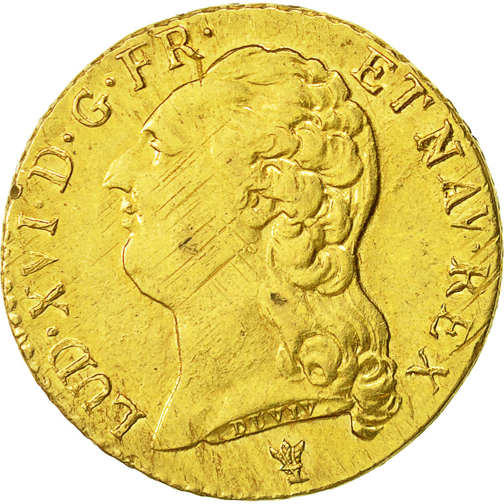 Coin, France, Louis XVI, Louis d'or à la tête nue, Louis d'Or, 1786, Limoges