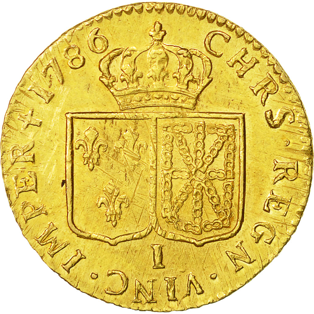 Coin, France, Louis XVI, Louis d'or à la tête nue, Louis d'Or, 1786, Limoges