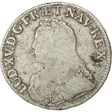 Munten, Frankrijk, Louis XV, Écu aux branches d'olivier, Ecu, Bordeaux, ZG