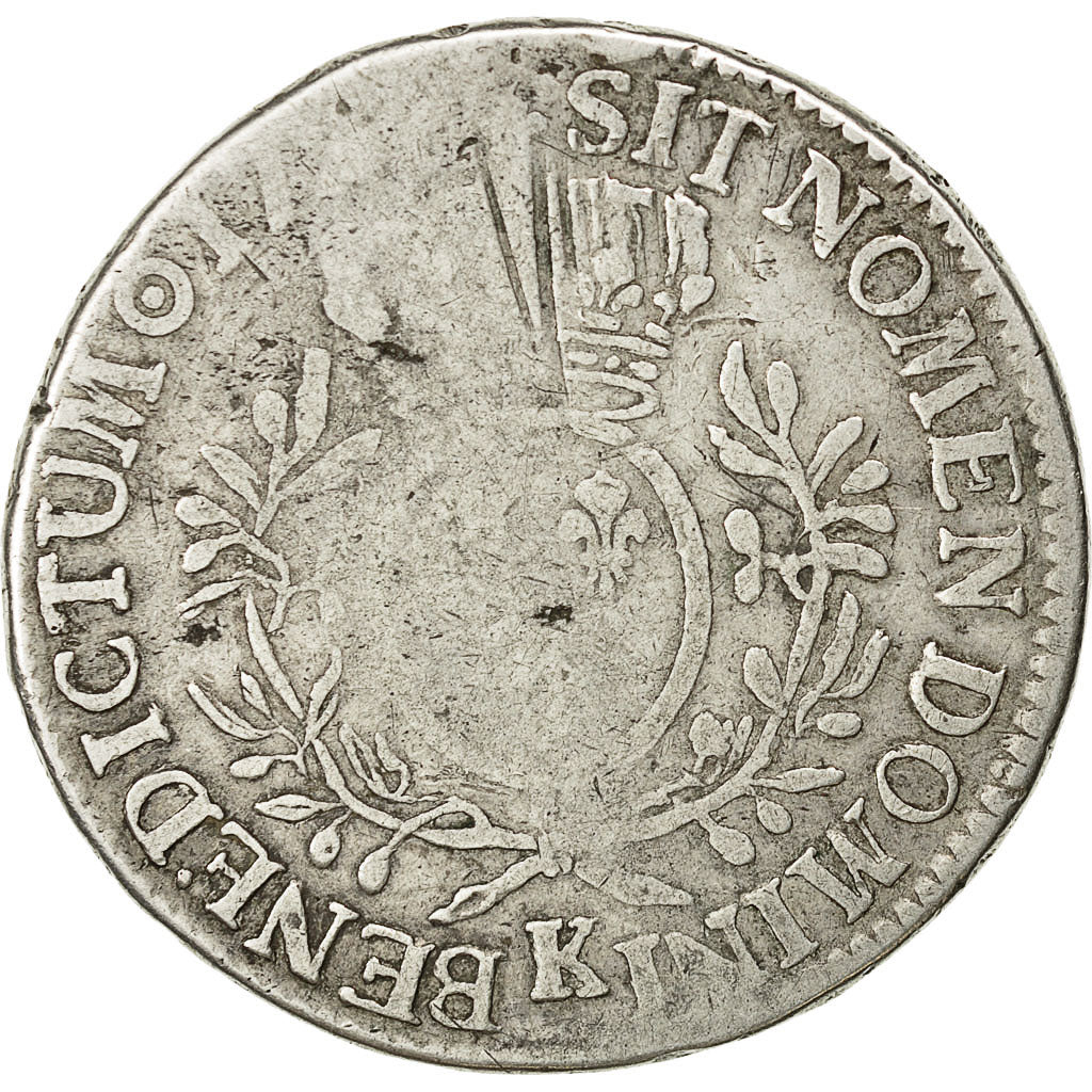 Munten, Frankrijk, Louis XV, Écu aux branches d'olivier, Ecu, Bordeaux, ZG