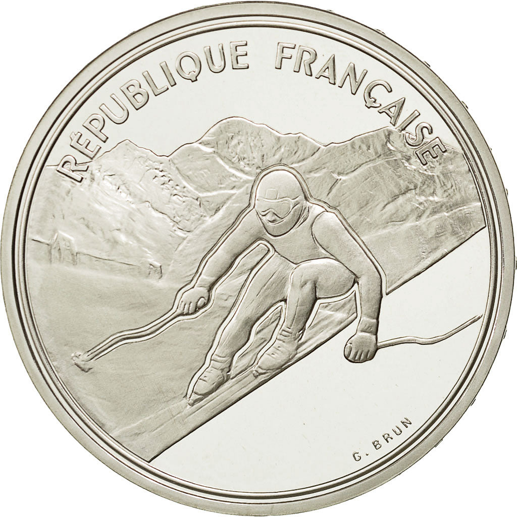 Coin, France, 100 Francs, 1989, MS(63), Silver, KM:971, Gadoury:C1