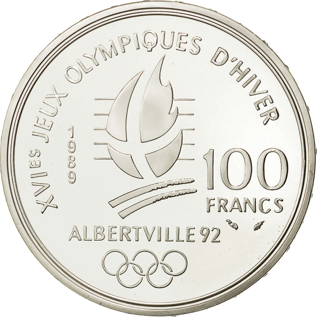 Coin, France, 100 Francs, 1989, MS(63), Silver, KM:971, Gadoury:C1