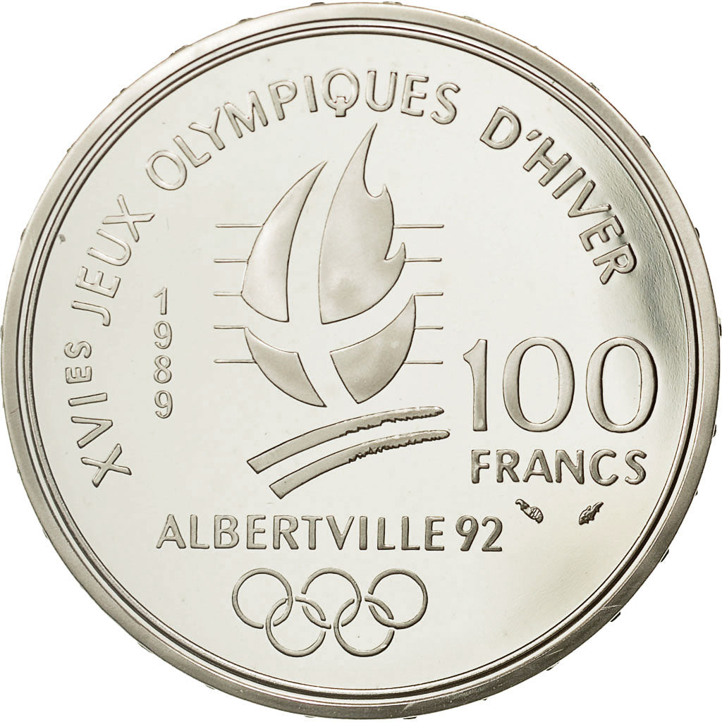 Moneta, Francia, 100 Francs, 1989, SPL, Argento, KM:972, Gadoury:C3