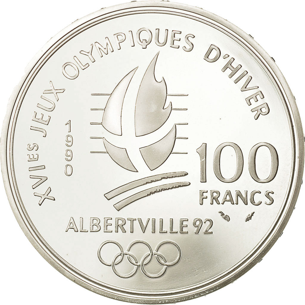 Coin, France, 100 Francs, 1990, MS(63), Silver, KM:980, Gadoury:C7