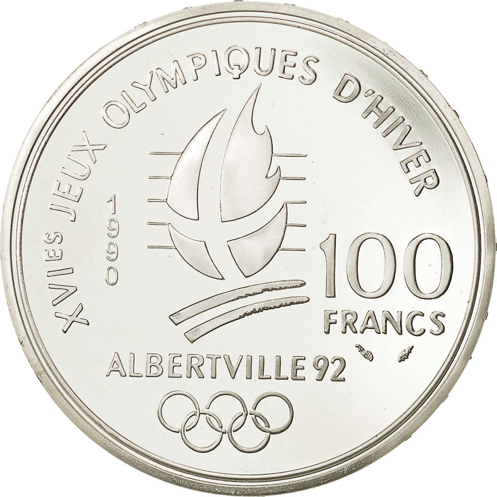 Moneta, Francia, 100 Francs, 1990, SPL, Argento, KM:983, Gadoury:C11