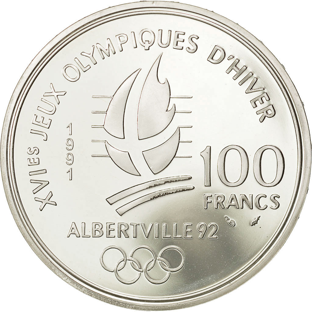 Monnaie, France, 100 Francs, 1991, SPL, Argent, Gadoury:C20, KM:995