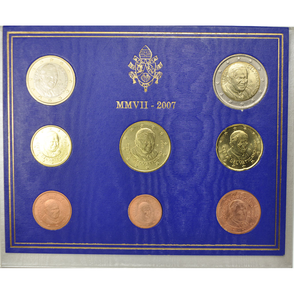 Vaticano, Set, Benoit XVI, 2007, FDC, Sin información