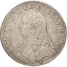 France, Louis XV, Écu aux branches d'olivier, 1728 C, Caen, Silver, KM:486.5