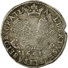 Monnaie, Pays-Bas espagnols, BRABANT, 1/2 Florin, 1601, Bruxelles, KM 21.3