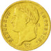 Moneda, Francia, Napoléon I, 20 Francs, 1814, Paris, MBC, Oro, KM:695.1