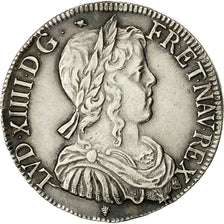 Coin, France, Louis XIV, 1/2 Écu à la mèche longue, 1648, Toulouse, KM 164.13
