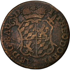 Coin, LIEGE, John Theodore, Liard, 1750, Liege, VF(30-35), Copper, KM:155
