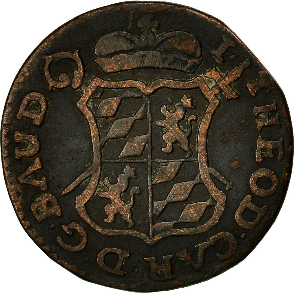 Coin, LIEGE, John Theodore, Liard, 1751, Liege, EF(40-45), Copper, KM:155
