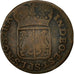 Moneta, Paesi Bassi, GELDERLAND, Duit, 1786, MB+, Rame, KM:105