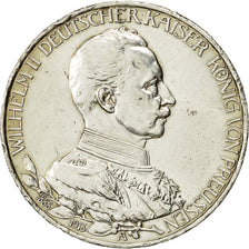 Moneta, Stati tedeschi, PRUSSIA, Wilhelm II, 3 Mark, 1913, Berlin, MB+, KM 535