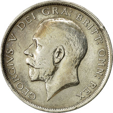 Coin, Great Britain, George V, 1/2 Crown, 1915, VF(30-35), Silver, KM:818.1