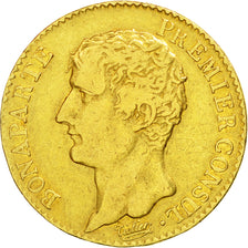 Moneta, Francia, Napoléon I, 20 Francs, 1804, Paris, MB+, Oro, KM:651