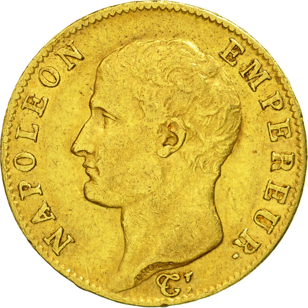 Coin, France, Napoléon I, 20 Francs, 1806, Paris, AU(50-53), Gold, KM:674.1
