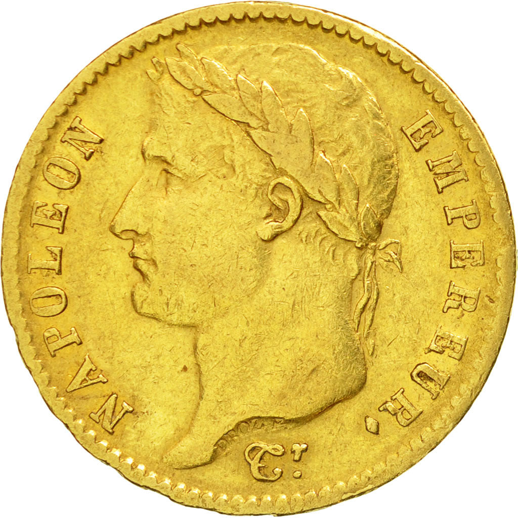 Coin, France, Napoléon I, 20 Francs, 1808, Paris, EF(40-45), Gold, KM:687.1