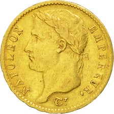 Coin, France, Napoléon I, 20 Francs, 1808, Paris, EF(40-45), Gold, KM:687.1
