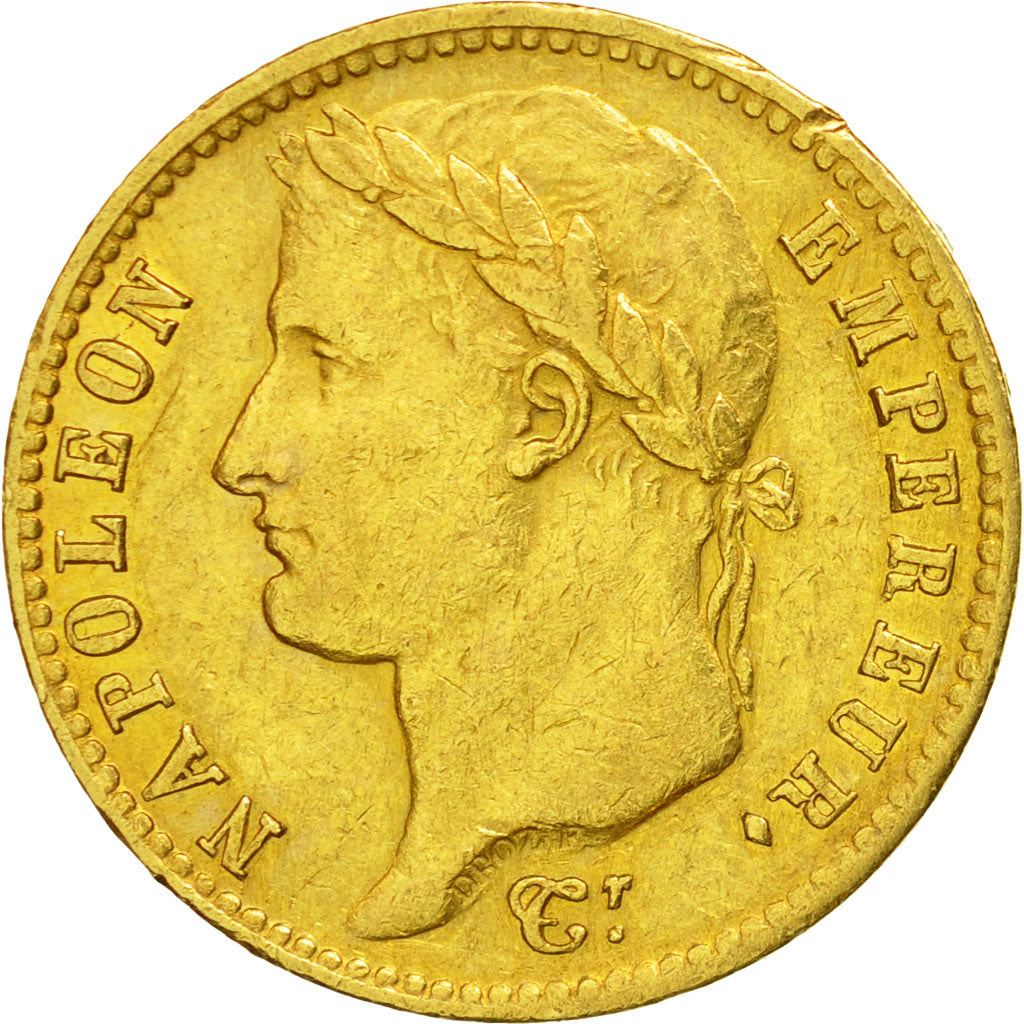 Munten, Frankrijk, Napoléon I, 20 Francs, 1810, Paris, ZF, Goud, KM:695.1