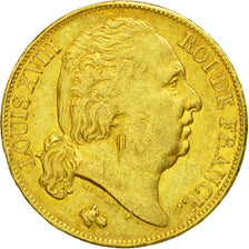 Munten, Frankrijk, Louis XVIII, 20 Francs, 1817, Bayonne, FR+, KM 712.5