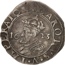 Coin, FRENCH STATES, Carolus, 1623, Besançon, EF(40-45), Silver, Boudeau:1292