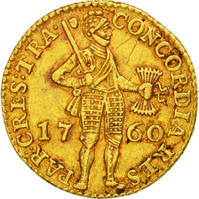 Coin, Netherlands, UTRECHT, Ducat, 1760, EF(40-45), Gold, KM:7.4