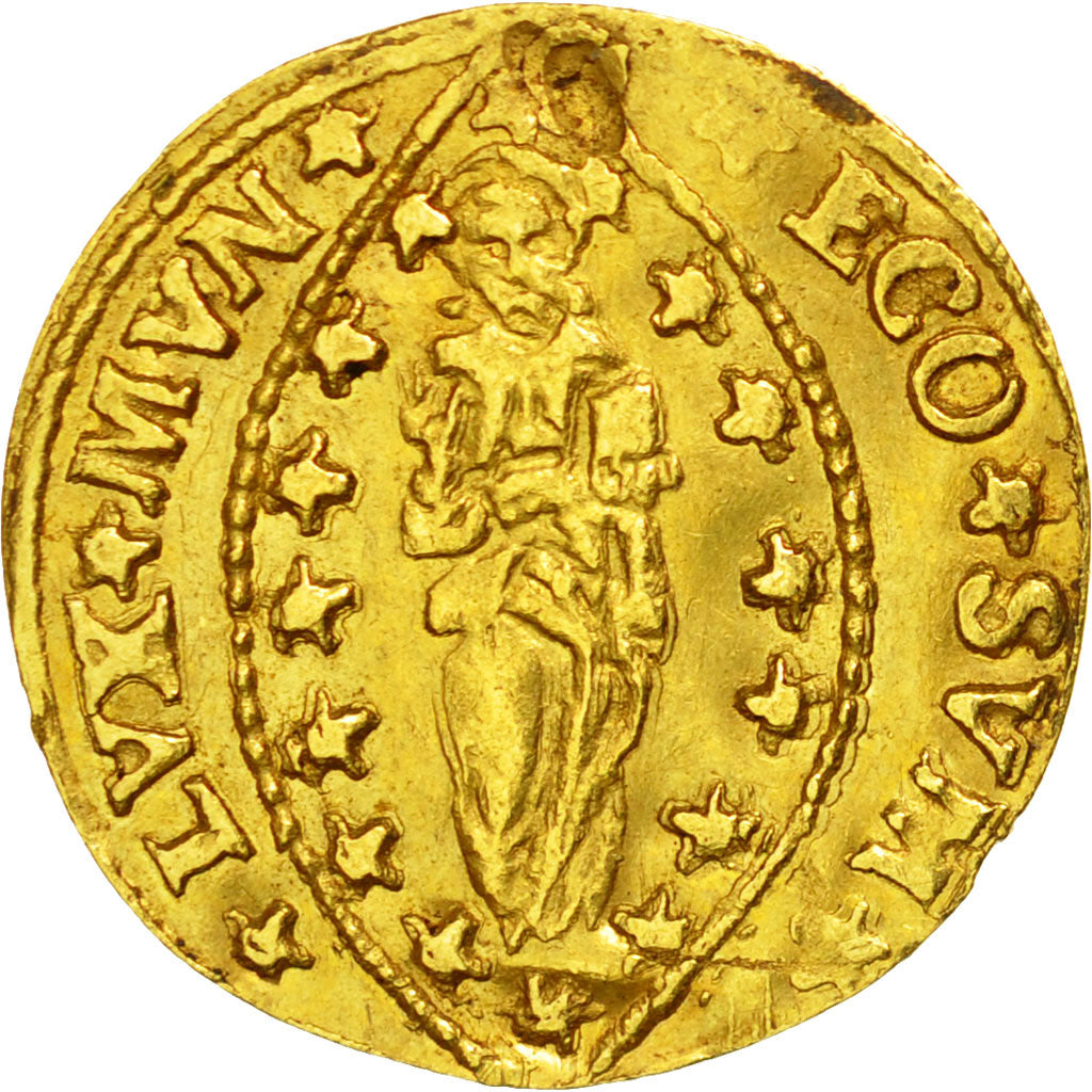 Monnaie, États italiens, VENICE, Lodovico Manin, 1/2 Zecchino, Undated (1789-97)
