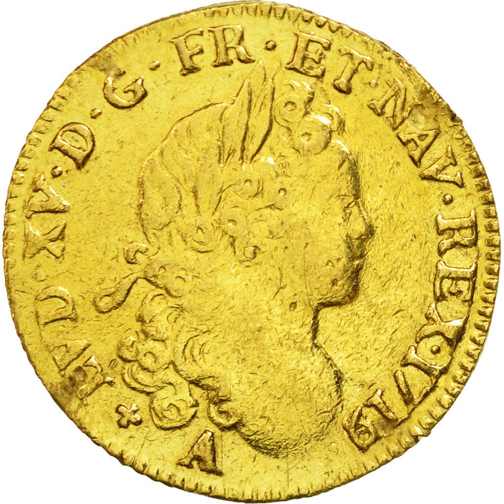 Munten,Frankrijk,LouisXV,Louisd'or à la croix du Saint-Esprit,1719,Paris,KM438.1