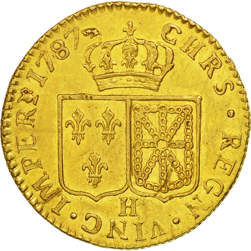 Munten, Frankrijk, Louis XVI, Louis d'or à la tête nue,1787,La Rochelle,KM 591.6