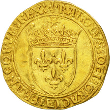Munten, Frankrijk, Charles VIII, Ecu d'or, Paris, ZF, Goud, Duplessy:575A