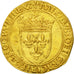 Munten, Frankrijk, Charles VIII, Ecu d'or, Paris, ZF, Goud, Duplessy:575A