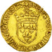 Moneta, Francia, François Ier, Ecu d'or, Toulouse, MB+, Oro, Duplessy:775