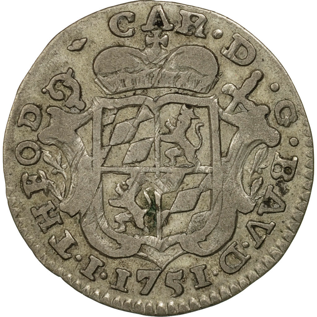 Coin, LIEGE, John Theodore, Plaquette, 1751, Liege, EF(40-45), Silver, KM:152