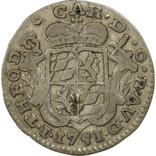Coin, LIEGE, John Theodore, Plaquette, 1751, Liege, EF(40-45), Silver, KM:152