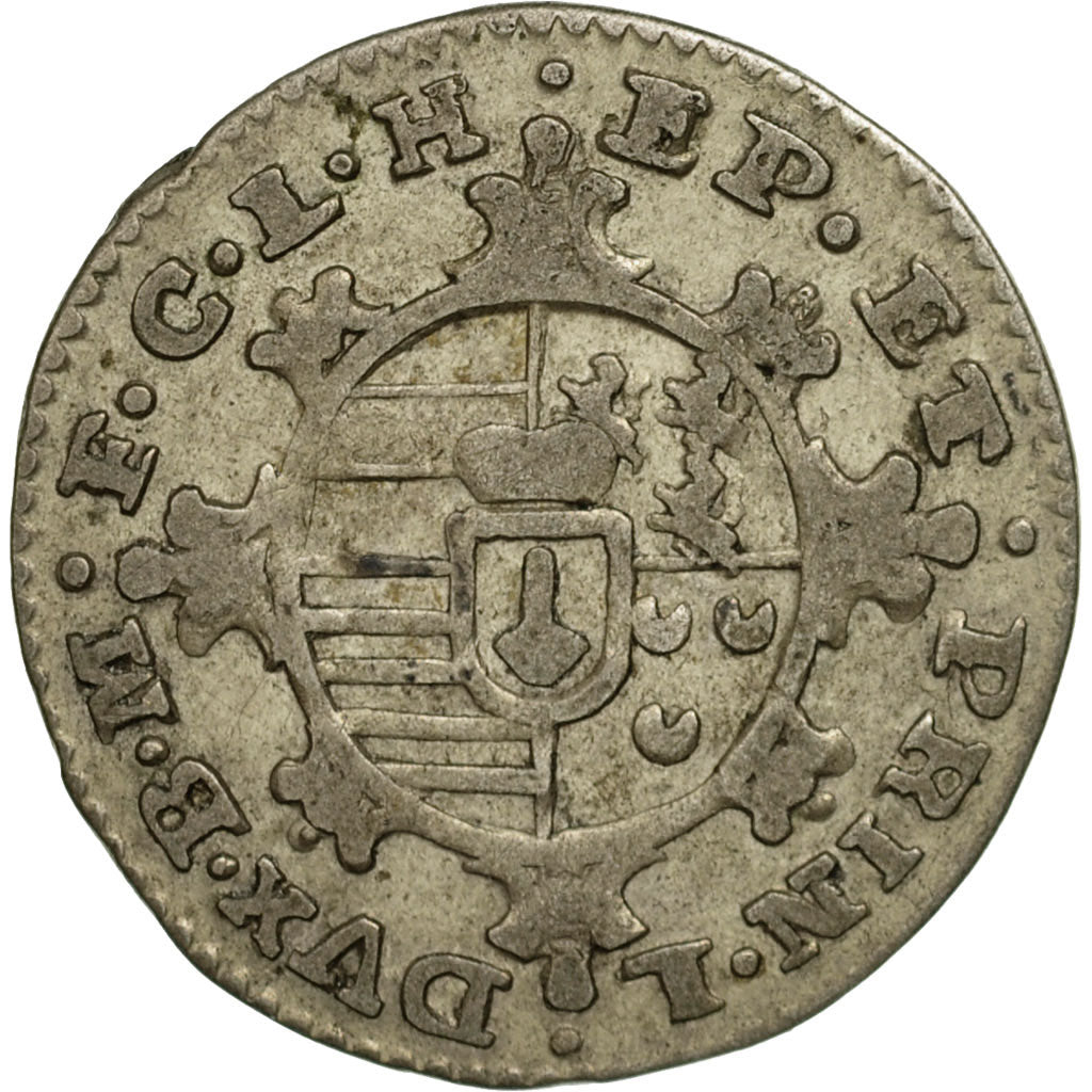 Coin, LIEGE, John Theodore, Plaquette, 1751, Liege, EF(40-45), Silver, KM:152
