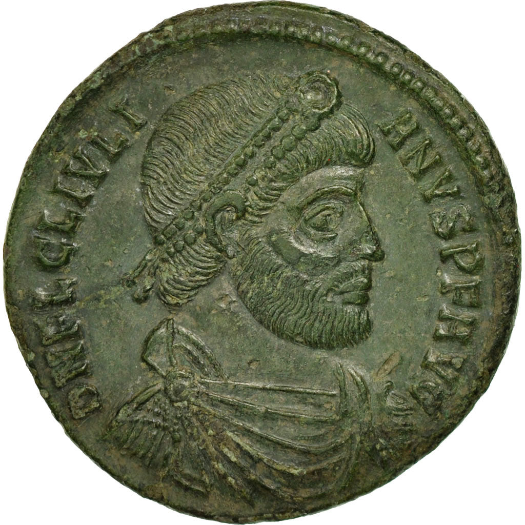 Coin, Julian II, Double Maiorina, 362-363, Sirmium, AU(55-58), Bronze