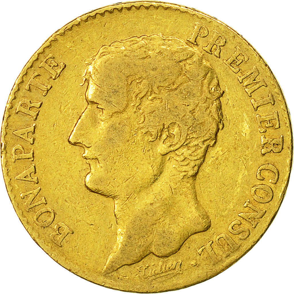 Munten, Frankrijk, Napoléon I, 20 Francs, 1804, Paris, FR, Goud, KM:651