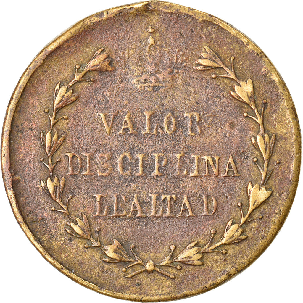 Espagne, Jeton, Alfonso XII, 1873, TB, Cuivre