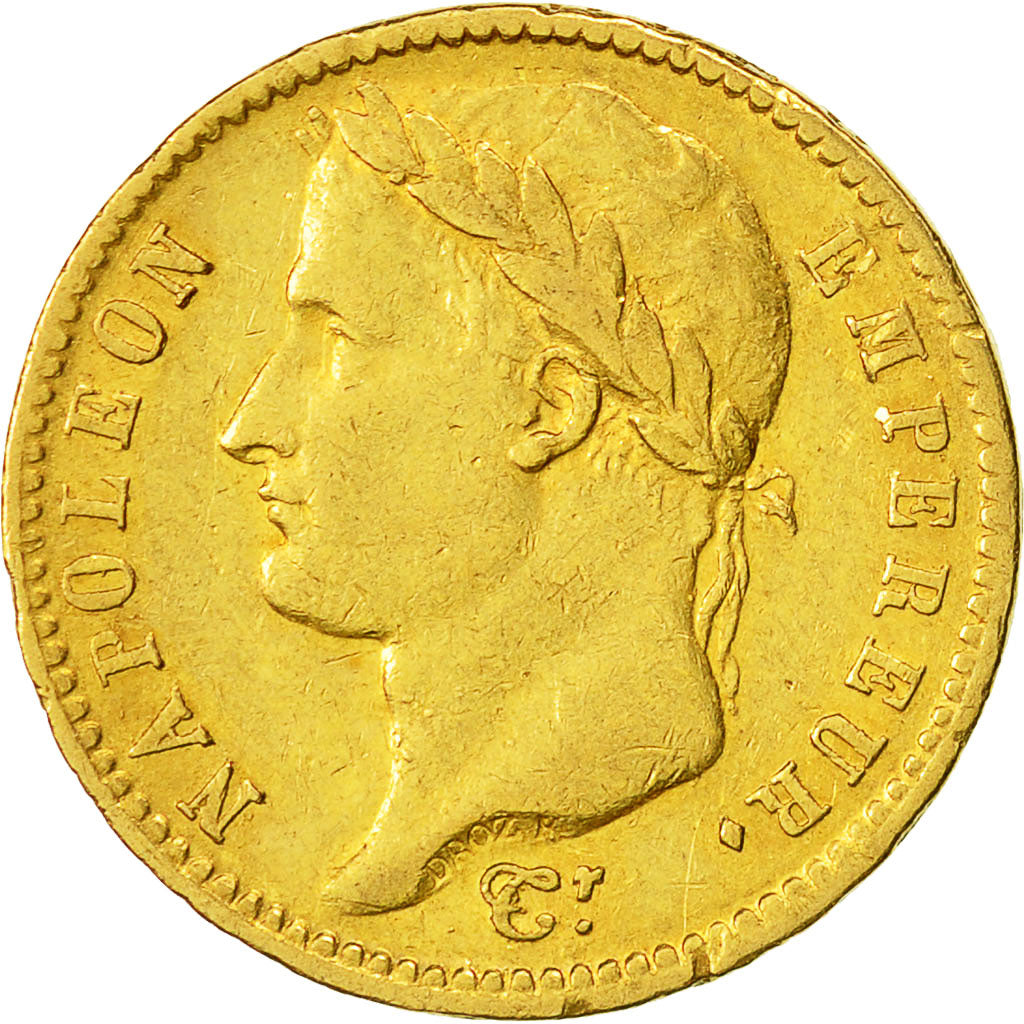 Coin, France, Napoléon I, 20 Francs, 1812, Paris, EF(40-45), Gold, KM:695.1